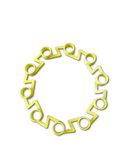 CHECK POINT CIRCULAR 33 AMARILLO PLASTICO