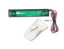 FOCO LED ABS  RECTANGULAR VERDE 12-24 V