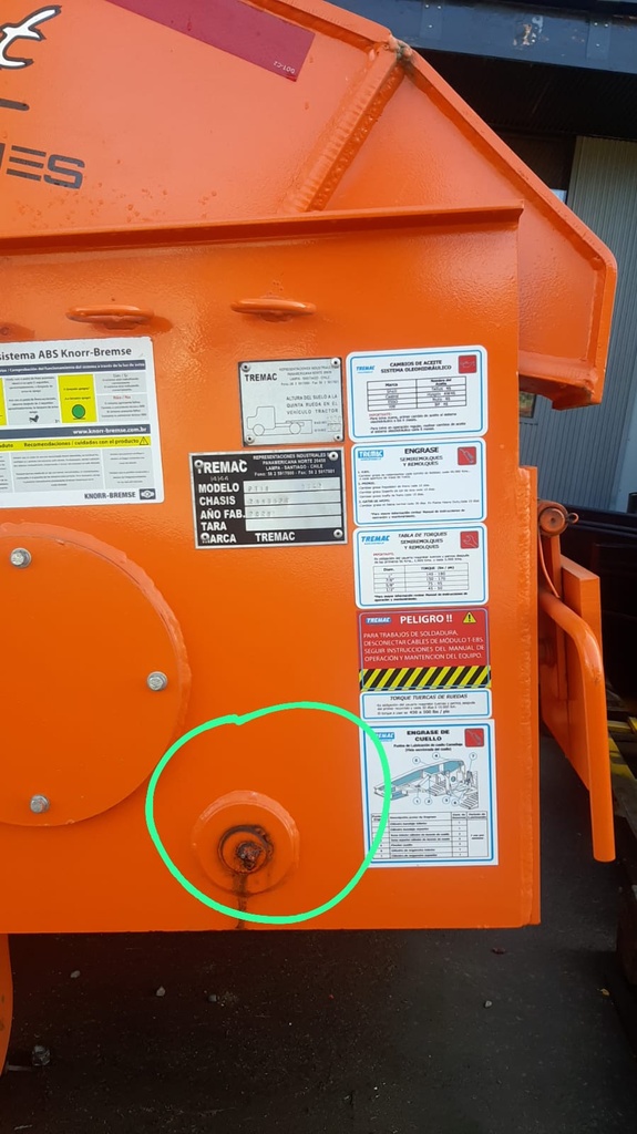 PASADOR DE CIL. LATERAL INF. C/ BAJA 290 x 50