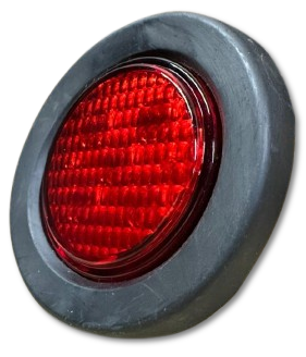 FOCO 2,5 ROJO CON BORDE GOMA T26