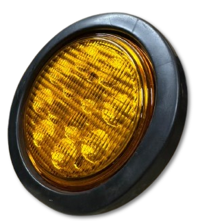 FOCO 4 AMARILLO CON BORDE GOMA T26