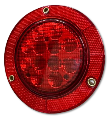 FOCO 4 ROJO CON BORDE REFLEC T26