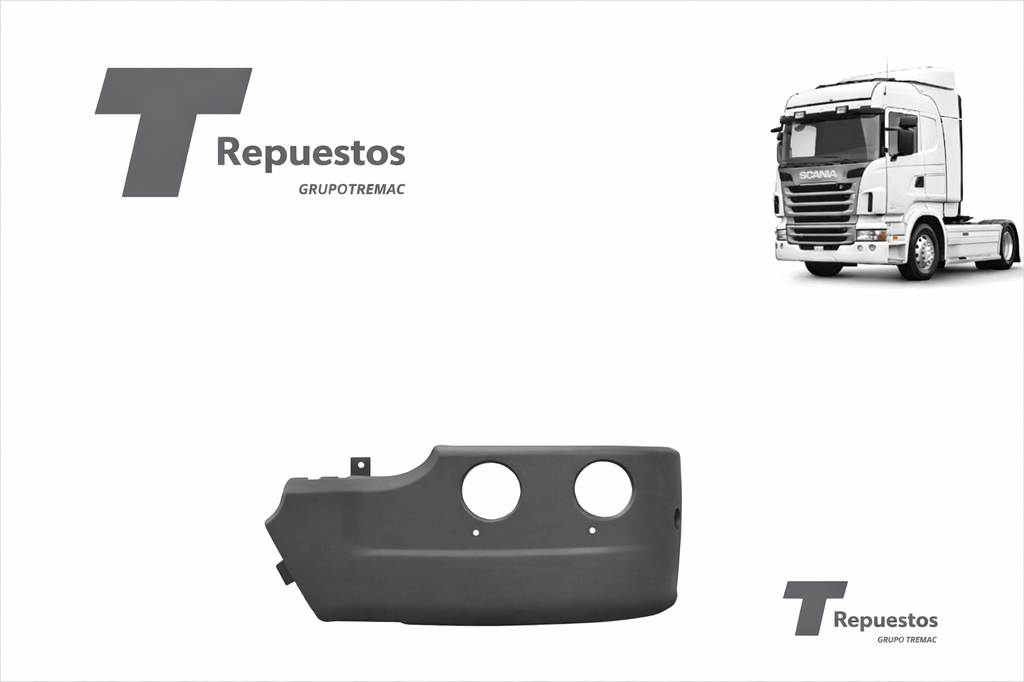 PUNTA DE PARACHOQUE LADO IZQUIERDO ANGOSTO SCANIA S5 MODERNO NO STREAMLINE