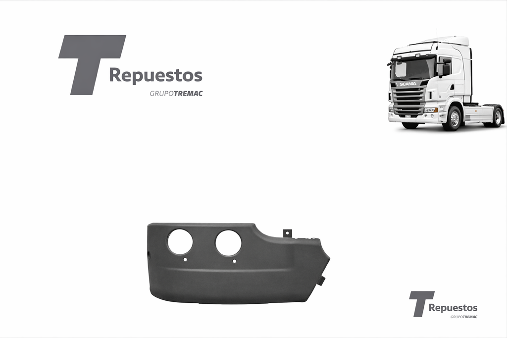 PUNTA DE PARACHOQUE LADO DERECHO ANGOSTO SCANIA S5 MODERNO NO STREAMLINE