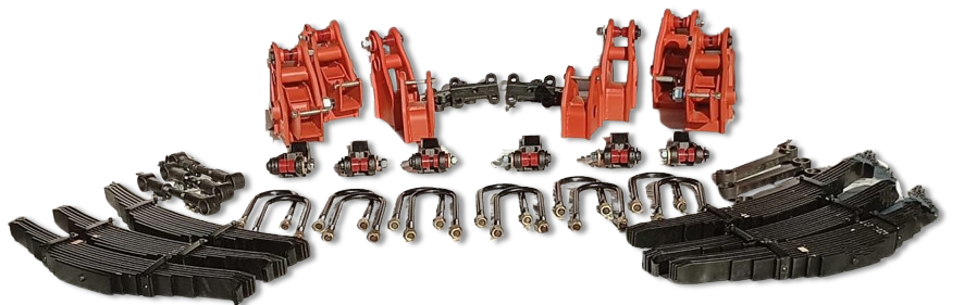 SUSPENSION MECANICA 3 EJES JF 3PLG