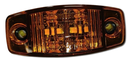 FOCO LAT. RECTANGULAR AMBAR LED P/FORESTAL