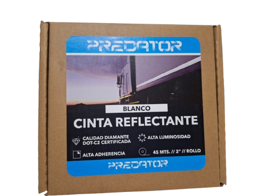 [3515-11020] CINTA REFLECTANTE BLANCO (CAJA)
