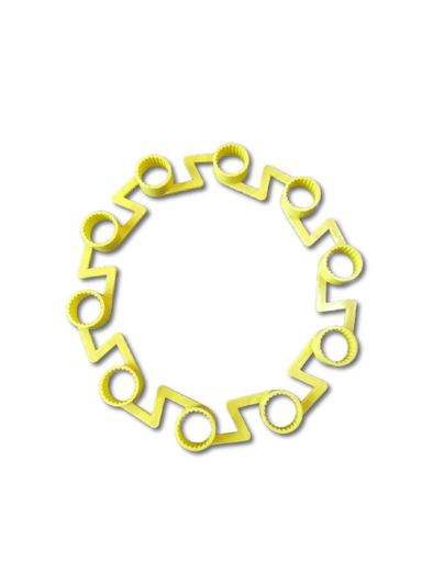 [3525-11084] CHECK POINT CIRCULAR 33 AMARILLO PLASTICO