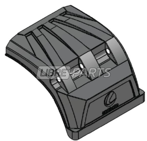 [3538-11126] MEDIO TAPABARRO TRAS/DER.LB