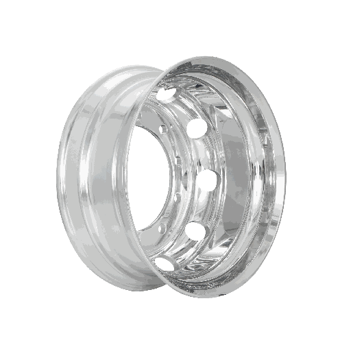 [2500-12282] LLANTA DISCO ALUMINIO EUROPEA 22.5*8.25 SH DOBLE PULIDO
