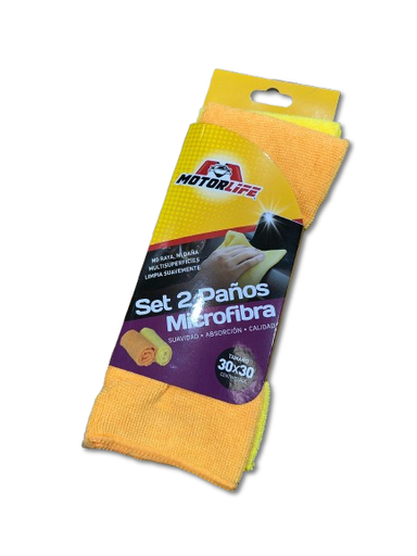 [3573-12437] SET 2 PANOS MICROFIBRA 30x30