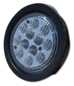 [3506-12998] FOCO 4 BLANCO CON BORDE GOMA T26