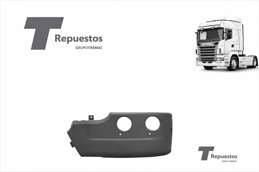 [4598-13112] PUNTA DE PARACHOQUE LADO IZQUIERDO ANGOSTO SCANIA S5 MODERNO NO STREAMLINE