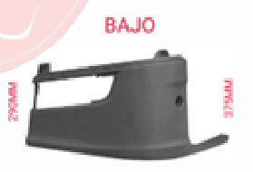 [4598-13120] PUNTA DE PARACHOQUE LADO IZQ BAJO 375MM NEW SCANIA