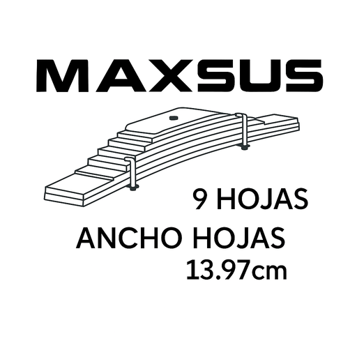 [1504-10476] PAQUETE DE RESORTES 9H 5 1/2(13,97) MXS (6)