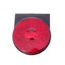 FOCO LAT LED C/SOPORTE ROJO 12/24V LB